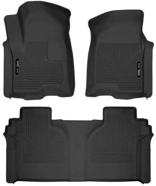 Husky Liners - 2019 - 2022 GMC, Chevrolet Husky Liners Front & 2nd Seat Floor Liners - 54208