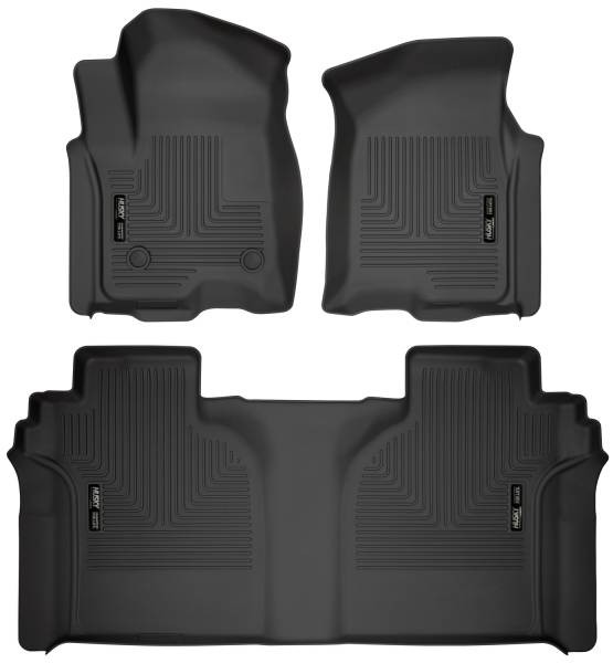 Husky Liners - 2019 - 2022 GMC, Chevrolet Husky Liners Front & 2nd Seat Floor Liners - 94021