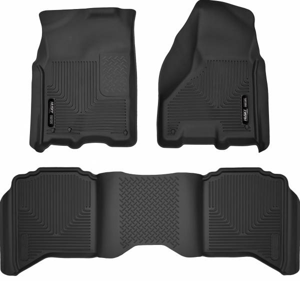 Husky Liners - 2009 - 2010 Dodge, 2011 - 2022 Ram Husky Liners Front & 2nd Seat Floor Liners - 99001