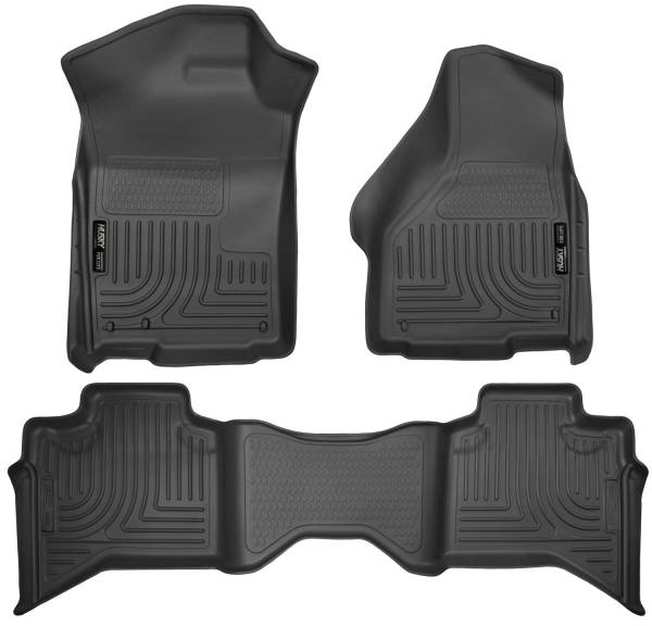 Husky Liners - 2009 - 2010 Dodge, 2011 - 2022 Ram Husky Liners Front & 2nd Seat Floor Liners - 99011