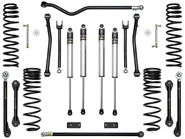 ICON Vehicle Dynamics - 2020 - 2022 Jeep ICON Vehicle Dynamics 20-UP JEEP GLADIATOR 2.5" STAGE 5 SUSPENSION SYSTEM (TUBULAR) - K22105T