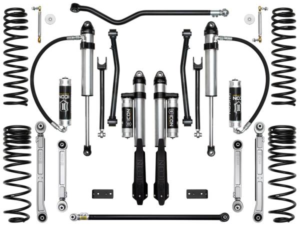 ICON Vehicle Dynamics - 2020 - 2022 Jeep ICON Vehicle Dynamics 20-UP JEEP GLADIATOR 2.5" STAGE 7 SUSPENSION SYSTEM (BILLET) - K22107