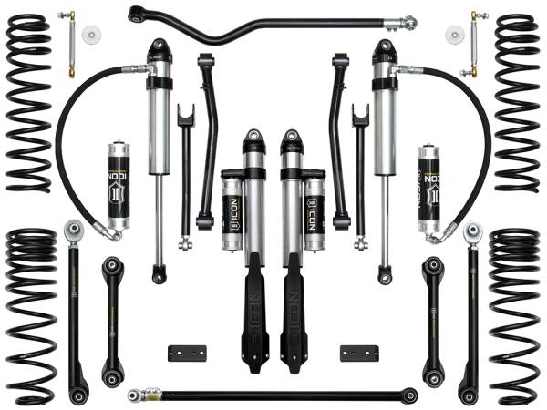 ICON Vehicle Dynamics - 2020 - 2022 Jeep ICON Vehicle Dynamics 20-UP JEEP GLADIATOR 2.5" STAGE 7 SUSPENSION SYSTEM (TUBULAR) - K22107T