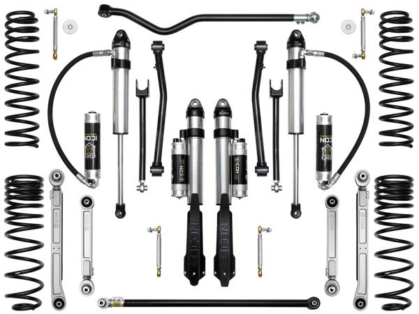 ICON Vehicle Dynamics - 2020 - 2022 Jeep ICON Vehicle Dynamics 20-UP JEEP GLADIATOR 2.5" STAGE 8 SUSPENSION SYSTEM (BILLET) - K22108