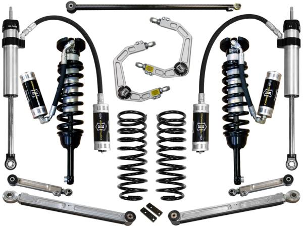 ICON Vehicle Dynamics - 2010 - 2022 Toyota ICON Vehicle Dynamics 10-UP FJ/10-UP 4RUNNER 0-3.5" STAGE 6 SUSPENSION SYSTEM W BILLET UCA - K53066