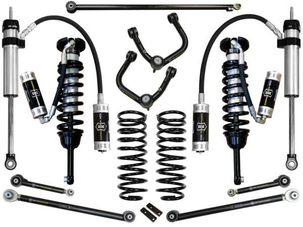 ICON Vehicle Dynamics - 2010 - 2022 Toyota ICON Vehicle Dynamics 10-UP FJ/10-UP 4RUNNER 0-3.5" STAGE 6 SUSPENSION SYSTEM W TUBULAR UCA - K53066T