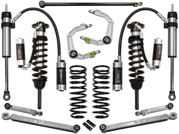 ICON Vehicle Dynamics - 2010 - 2022 Toyota ICON Vehicle Dynamics 10-UP FJ/10-UP 4RUNNER 0-3.5" STAGE 7 SUSPENSION SYSTEM W BILLET UCA - K53067