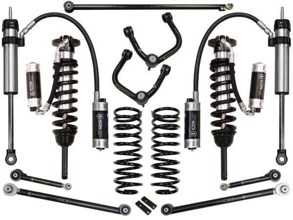 ICON Vehicle Dynamics - 2010 - 2022 Toyota ICON Vehicle Dynamics 10-UP FJ/10-UP 4RUNNER 0-3.5" STAGE 7 SUSPENSION SYSTEM W TUBULAR UCA - K53067T