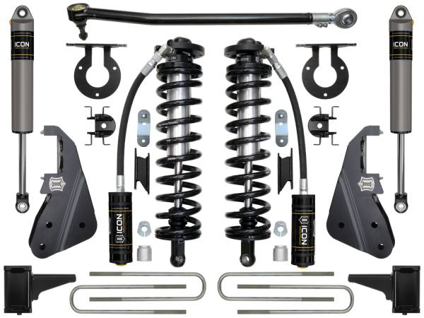 ICON Vehicle Dynamics - 2017 - 2022 Ford ICON Vehicle Dynamics 17-UP FORD F-250/F-350 4-5.5" STAGE 2 COILOVER CONVERSION SYSTEM - K63152