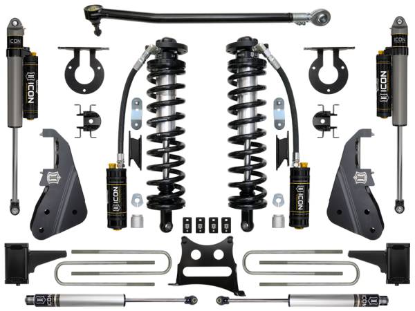 ICON Vehicle Dynamics - 2017 - 2022 Ford ICON Vehicle Dynamics 17-UP FORD F-250/F-350 4-5.5" STAGE 4 COILOVER CONVERSION SYSTEM - K63154