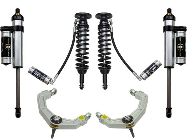 ICON Vehicle Dynamics - 2009 - 2013 Ford ICON Vehicle Dynamics 09-13 FORD F150 4WD 1.75-2.63" STAGE 4 SUSPENSION SYSTEM W BILLET UCA - K93004