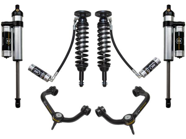 ICON Vehicle Dynamics - 2009 - 2013 Ford ICON Vehicle Dynamics 09-13 FORD F150 4WD 1.75-2.63" STAGE 4 SUSPENSION SYSTEM W TUBULAR UCA - K93004T