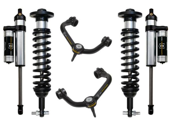 ICON Vehicle Dynamics - 2014 Ford ICON Vehicle Dynamics 2014 FORD F150 4WD 0-2.63" STAGE 3 SUSPENSION SYSTEM W TUBULAR UCA - K93063T