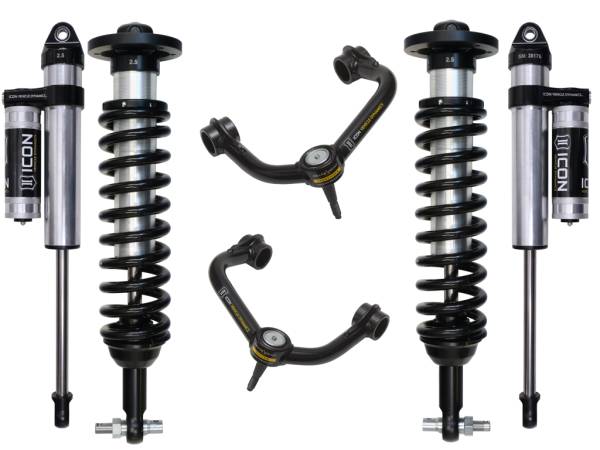 ICON Vehicle Dynamics - 2015 - 2020 Ford ICON Vehicle Dynamics 2015-2020 FORD F150 4WD 0-2.63" STAGE 3 SUSPENSION SYSTEM W TUBULAR UCA - K93083T