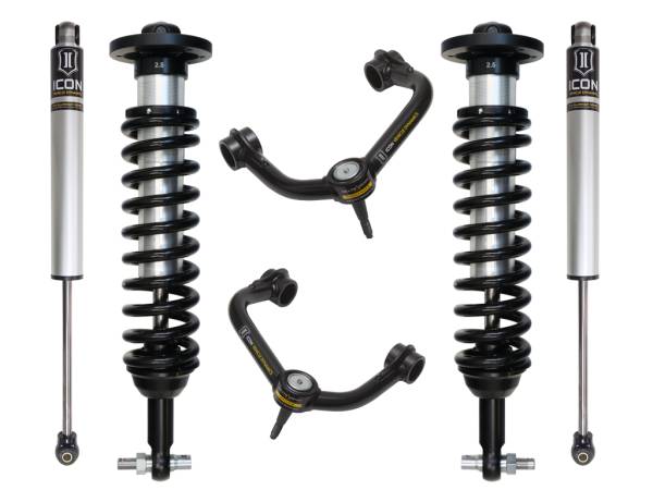 ICON Vehicle Dynamics - 2015 - 2020 Ford ICON Vehicle Dynamics 2015-2020 FORD F150 2WD 0-3" STAGE 2 SUSPENSION SYSTEM W TUBULAR UCA - K93092T