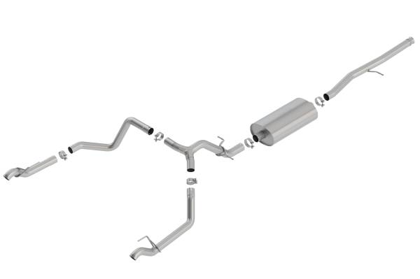 Borla - 2019 - 2022 GMC, Chevrolet Borla Cat-Back™ Exhaust System - Touring - 140767