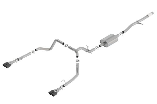 Borla - 2019 - 2022 GMC, Chevrolet Borla Cat-Back™ Exhaust System - S-Type - 140770BC