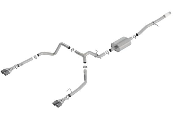 Borla - 2019 - 2022 GMC, Chevrolet Borla Cat-Back™ Exhaust System - S-Type - 140770CF