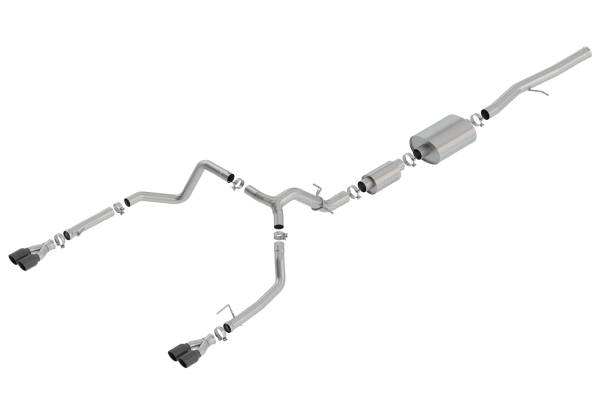 Borla - 2019 - 2022 GMC, 2019 - 2023 Chevrolet Borla Cat-Back™ Exhaust System - S-Type - 140774BC