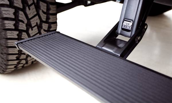 AMP Research - 2022 GMC, Chevrolet AMP Research Black Extruded Aluminum PowerStep™ XL - 77255-01A