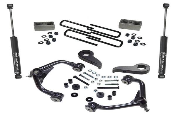 Superlift - 2011 - 2019 GMC, Chevrolet Superlift 3in. Lift Kit-11-19 Chevy/GMC 2500HD-w/SL Rear Shocks - K1010