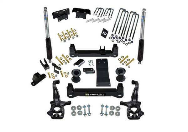 Superlift - 2019 - 2022 GMC, Chevrolet Superlift 4in. Lift Kit-19 (New Body)-22 Silv/Sierra 1500 4WDw/Blstn Shks-Trailboss/AT4 - K299B