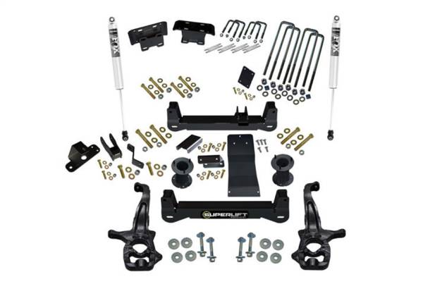 Superlift - 2019 - 2022 GMC, Chevrolet Superlift 4in. Lift Kit w/FOX Shocks-19(NewBody)-22 Silv/Sierra 1500 4WD-Trailboss/AT4 - K299F