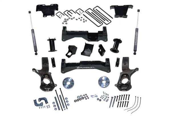 Superlift - 2014 - 2019 GMC, Chevrolet Superlift 8in. Lift Kit-14-18 (19 Old Body) GM 1500 4WD w/OE Al or SS Ctrl Arms w/Bil RrSh - K899B