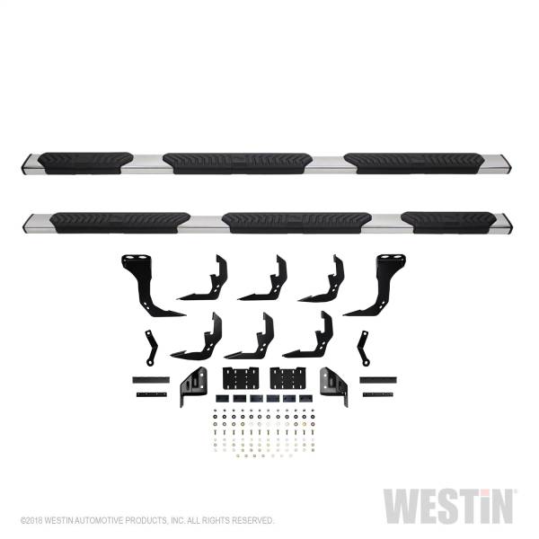 Westin - 2019 - 2022 GMC, Chevrolet Westin R5 Modular Wheel to Wheel Nerf Step Bars - 28-534680