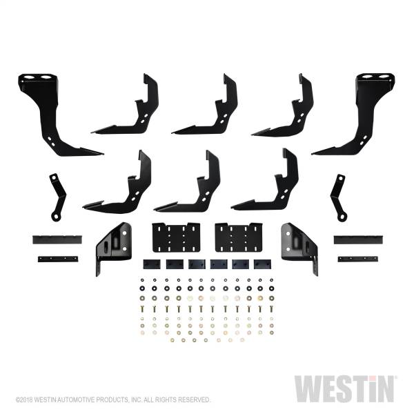 Westin - 2019 - 2022 GMC, Chevrolet Westin R5 Modular Wheel to Wheel Nerf Step Bars - 28-534685