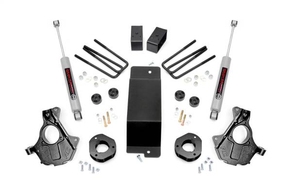 Rough Country - 2007 - 2013 GMC, Chevrolet Rough Country Suspension Lift Knuckle Kit w/Shocks - 11930