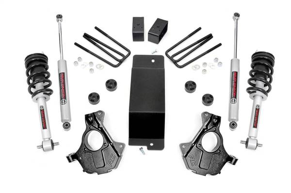 Rough Country - 2007 - 2013 GMC, Chevrolet Rough Country Suspension Lift Knuckle Kit w/Shocks - 11932