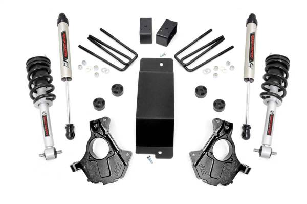 Rough Country - 2014 - 2018 GMC, Chevrolet Rough Country Suspension Lift Knuckle Kit w/Shocks - 12171