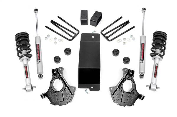 Rough Country - 2014 - 2018 GMC, Chevrolet Rough Country Suspension Lift Knuckle Kit w/Shocks - 12432