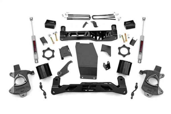 Rough Country - 2014 - 2018 GMC, Chevrolet Rough Country Suspension Lift Kit w/Shocks - 22431