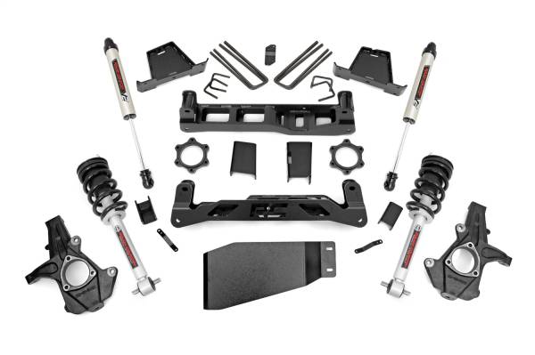 Rough Country - 2007 - 2013 GMC, Chevrolet Rough Country Suspension Lift Kit w/Shocks - 23637