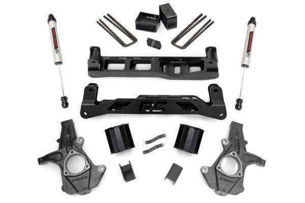 Rough Country - 2014 - 2017 GMC, Chevrolet Rough Country Suspension Lift Kit w/Shocks - 24770