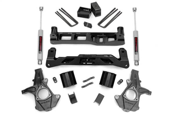 Rough Country - 2014 - 2018 GMC, Chevrolet Rough Country Suspension Lift Kit w/Shocks - 24831