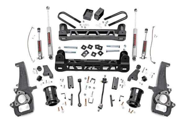 Rough Country - 2006 - 2008 Dodge Rough Country Suspension Lift Kit w/Shocks - 32120