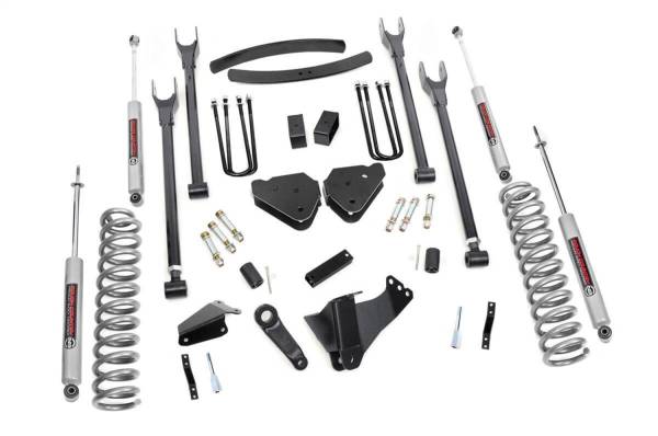 Rough Country - 2005 - 2007 Ford Rough Country 4-Link Suspension Lift Kit w/Shocks - 579.20