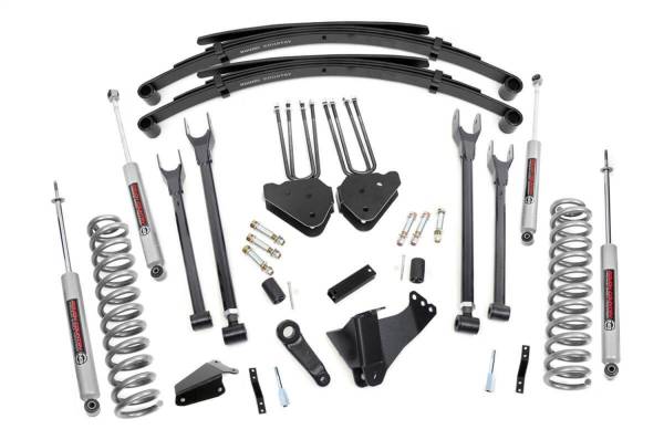 Rough Country - 2005 - 2007 Ford Rough Country 4-Link Suspension Lift Kit w/Shocks - 582.20