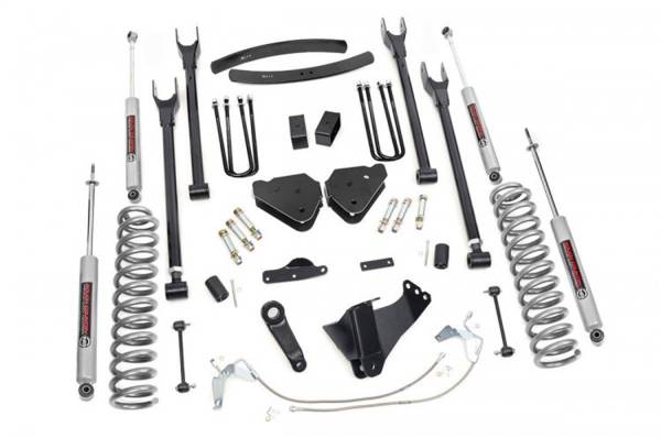 Rough Country - 2008 - 2010 Ford Rough Country 4-Link Suspension Lift Kit w/Shocks - 588.20