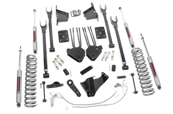 Rough Country - 2008 - 2010 Ford Rough Country 4-Link Suspension Lift Kit w/Shocks - 592.20