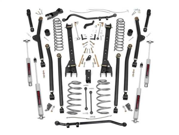 Rough Country - 2005 - 2006 Jeep Rough Country X-Series Long Arm Suspension Lift Kit w/Shocks - 63122