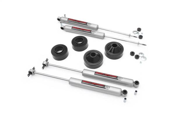 Rough Country - 2007 - 2018 Jeep Rough Country Suspension Lift Kit w/Shocks - 65130