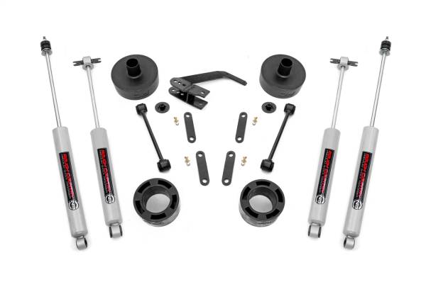 Rough Country - 2007 - 2018 Jeep Rough Country Suspension Lift Kit w/Shock - 65730