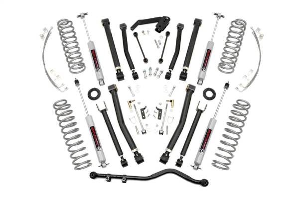 Rough Country - 2007 - 2018 Jeep Rough Country Suspension Lift Kit w/Shocks - 67330