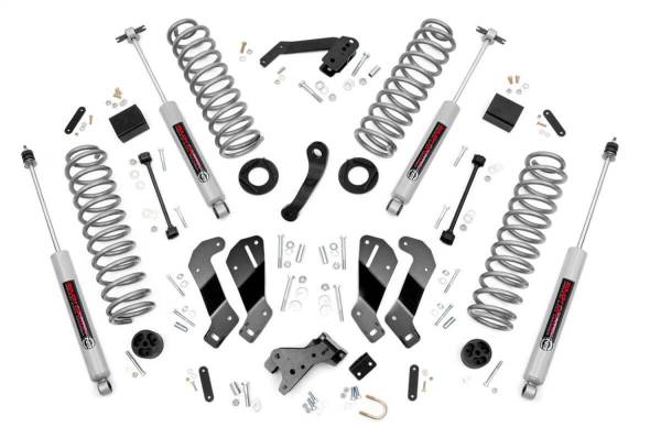 Rough Country - 2007 - 2018 Jeep Rough Country Suspension Lift Kit w/Shocks - 69330