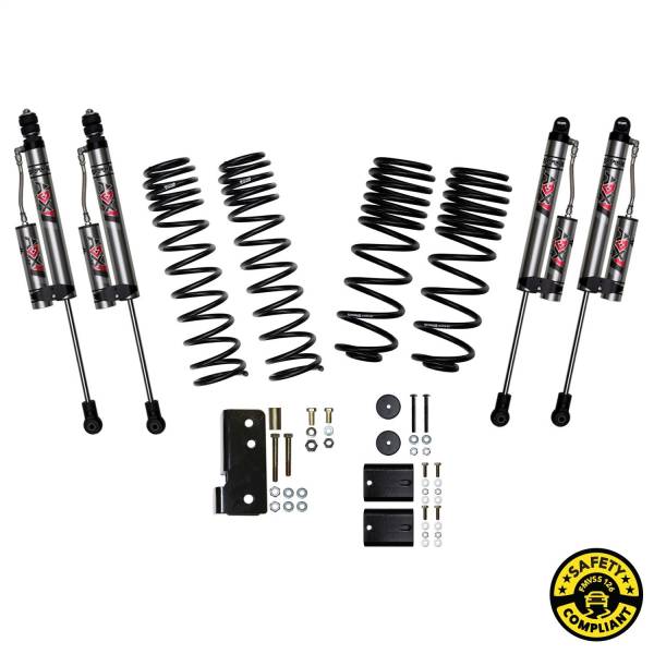 Skyjacker - 2007 - 2018 Jeep Skyjacker Lift Kit-Suspension 2 in. Suspension Lift System With ADX 2.0 Remote Reservoir Shocks. - JK20BKXLT