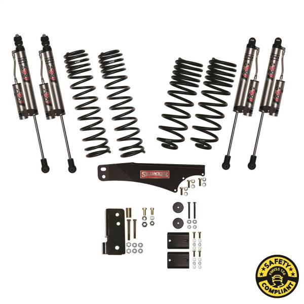 Skyjacker - 2007 - 2018 Jeep Skyjacker Lift Kit-Suspension 2.5 in. Suspension Lift System With ADX 2.0 Remote Reservoir Shocks. - JK25BKXLT